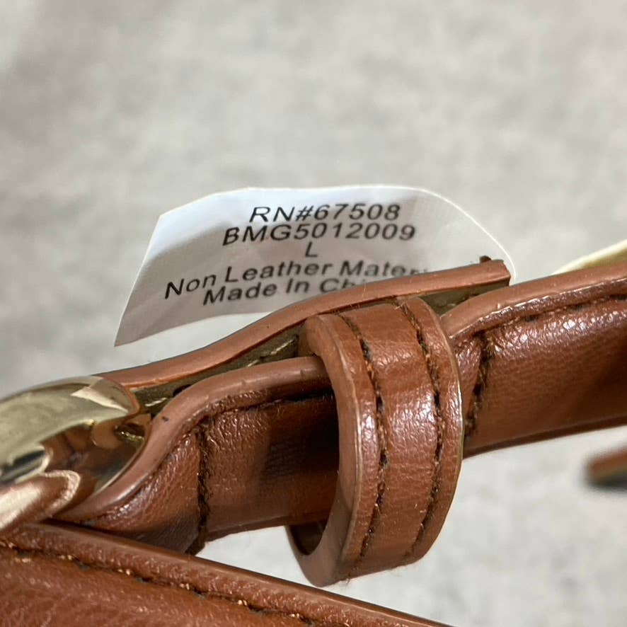 INC INTERNATIONAL CONCEPTS Women's Cognac/Gold Convertible Fanny Pack SZ L