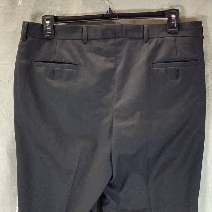PRONTO UOMO PLATINUM Men's Black Wool Suit Pants SZ 34