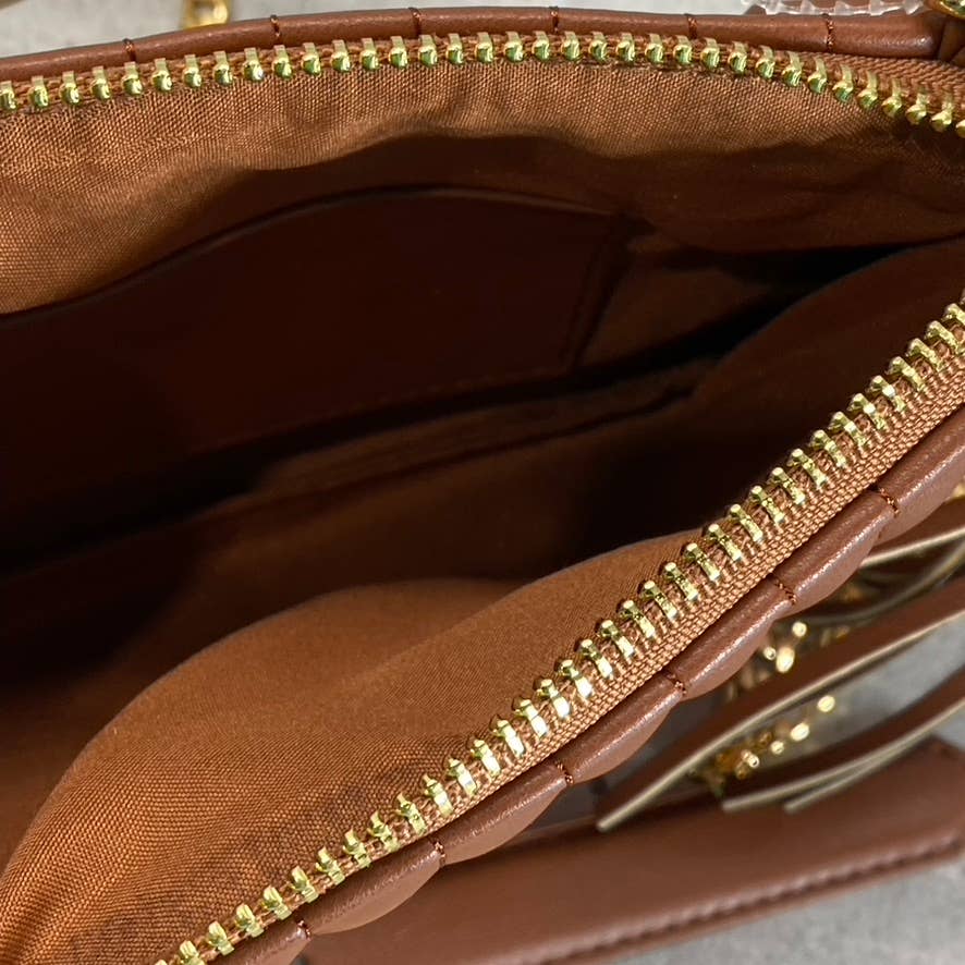 INC INTERNATIONAL CONCEPTS Women's Cognac/Gold Convertible Fanny Pack SZ L