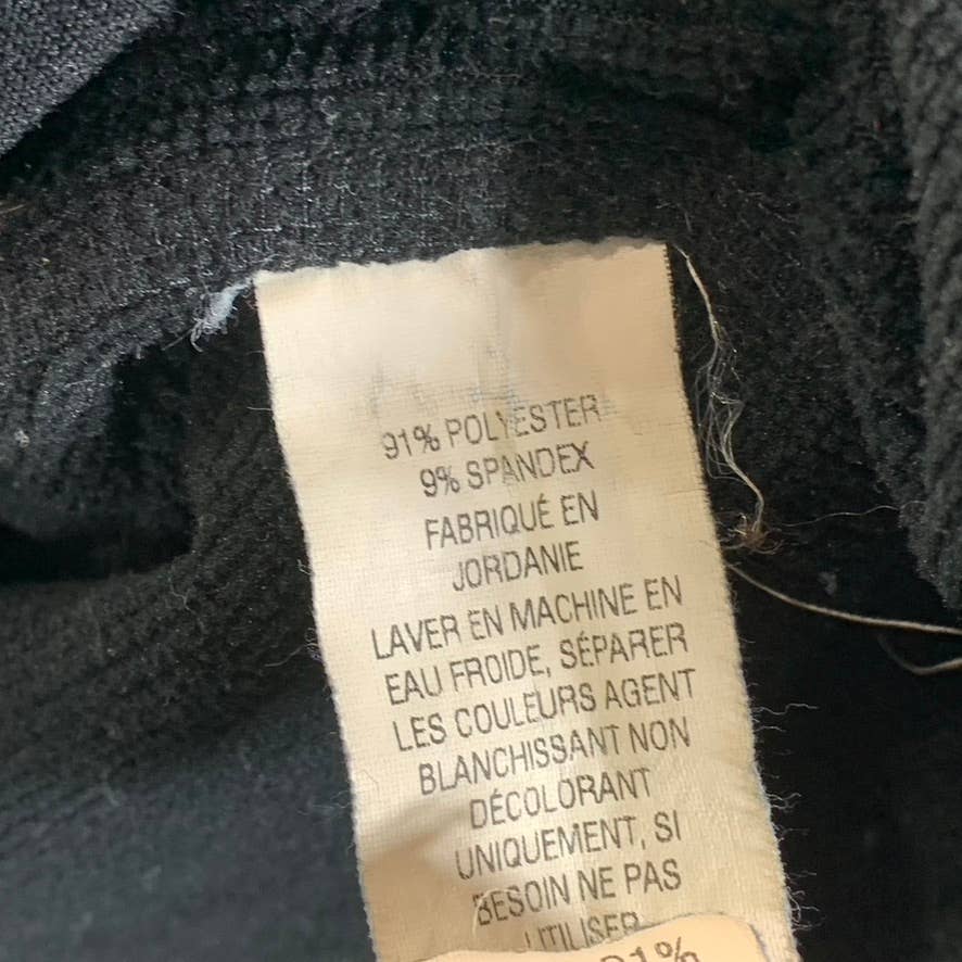 L.L BEAN Men's Black Solid Lightweight Crewneck Long-Sleeve Pullover Sweater SZM