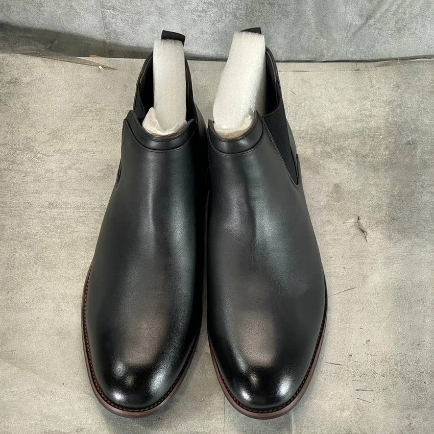 VANCE CO. Men's Wide Width Black Landon Pull-On Dress Boots SZ 12W
