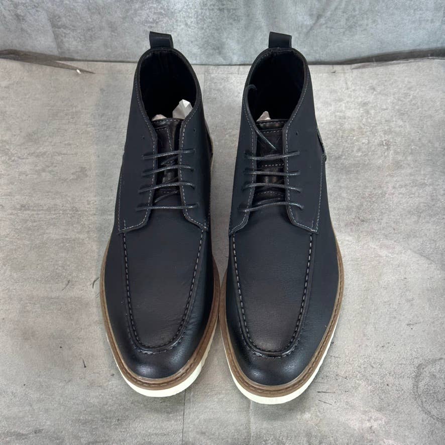 NEW YORK & COMPANY Men's Black Hurley Lace-Up Chukka Boots SZ 9.5