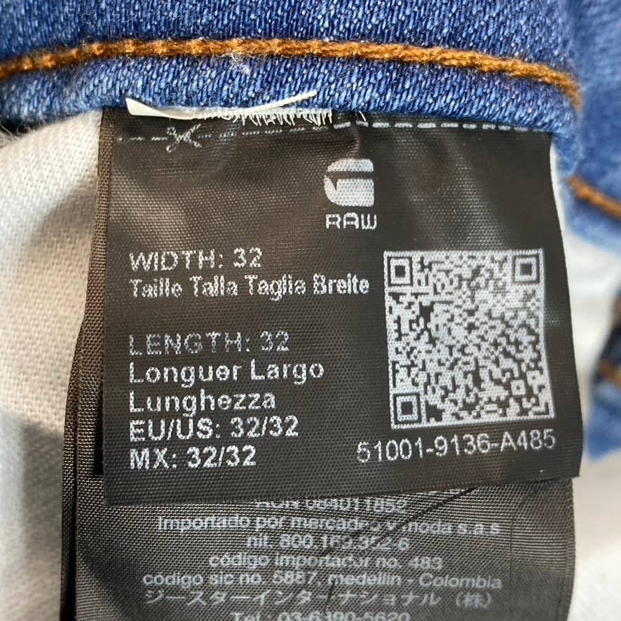 G-STAR RAW Men's Faded Niagara Restored 3301 Slim-Fit Jeans SZ 32X32