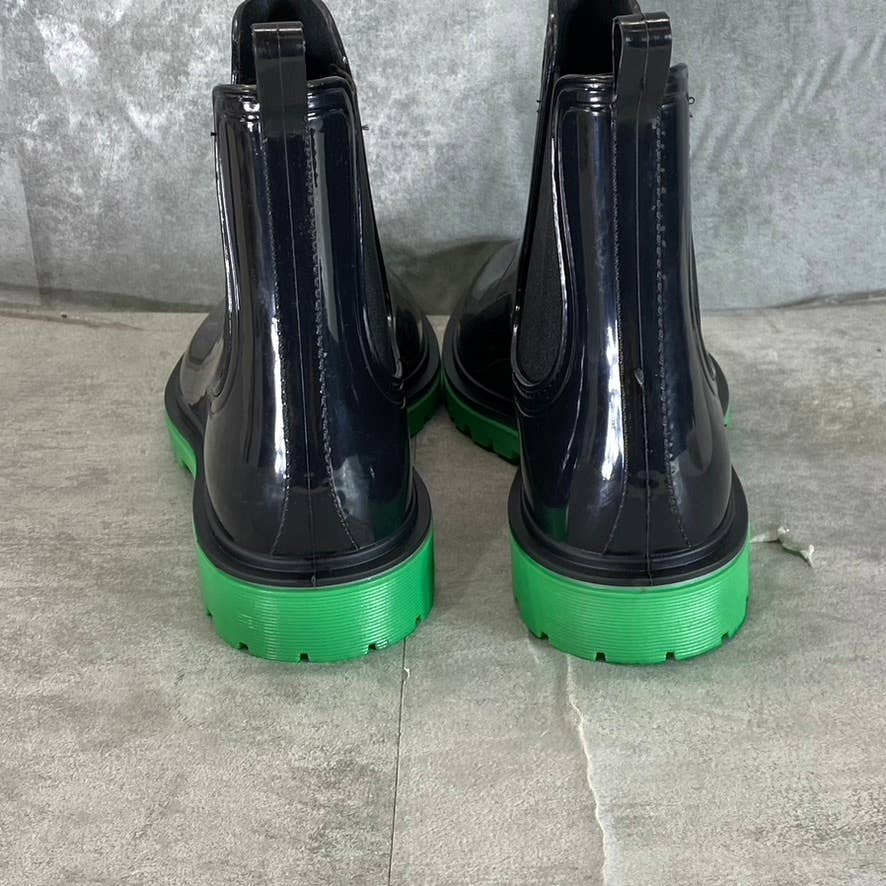 INC INTERNATIONAL CONCEPTS Women's Black Rylien Round-Toe Pull-On Rain Boot SZ11