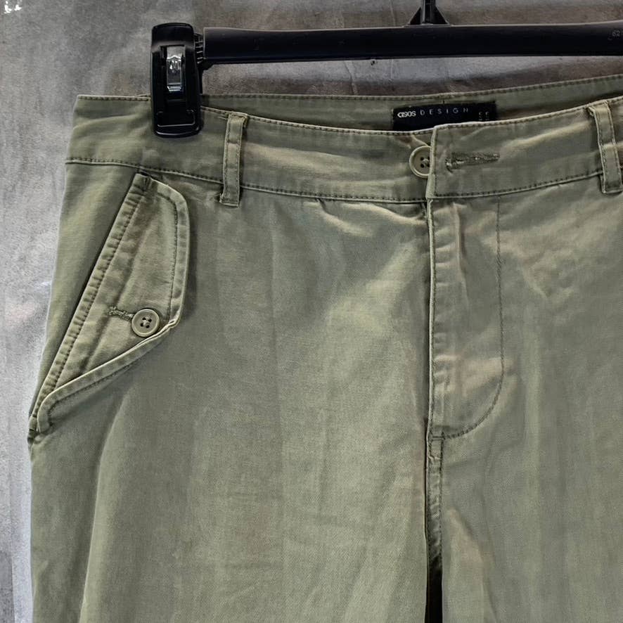 ASOS Men's Olive Cap-Knee Jogger Pants SZ 30X30