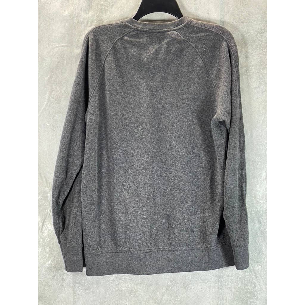 LIFE/AFTER/DENIM Men's Gray Crewneck Pullover Fleece Sweatshirt SZ M