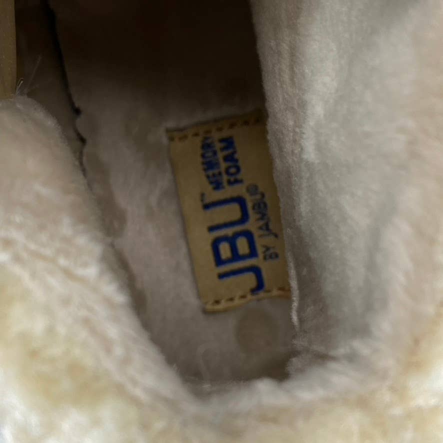 JBU By Jambu Women's Tan Faux-Leather Blue Creek Water-Resistant Boots SZ 8