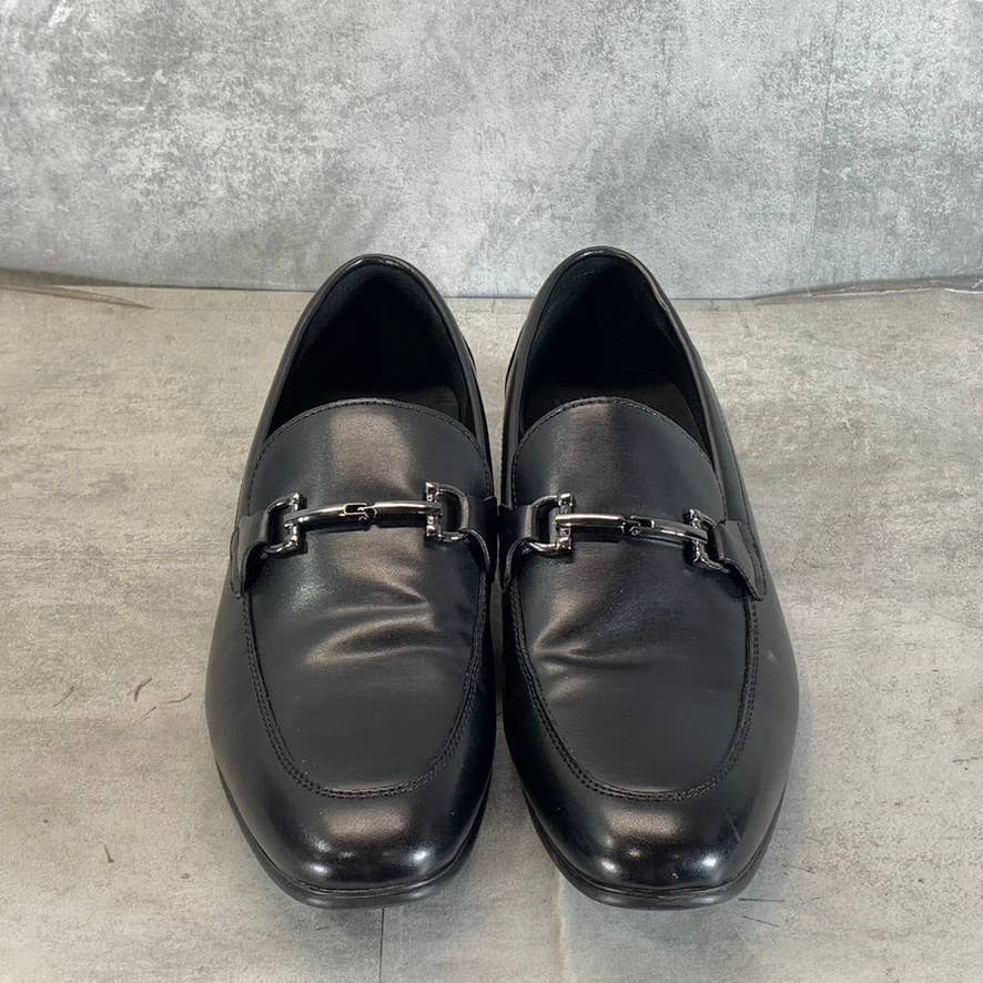 ALFANI Men's Black Otis Bit Moc-Toe Slip-On Loafers SZ 11
