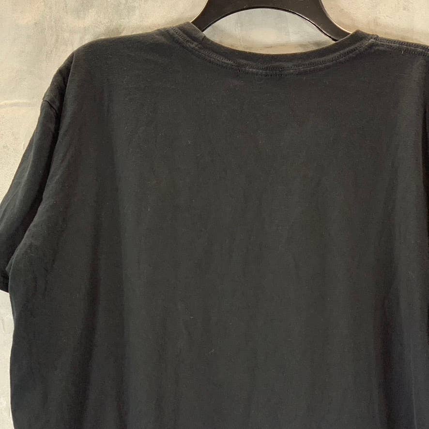 BOOHOOMAN Men's Black Oversized Man Official Car Graphic Crewneck T-Shirt SZ M