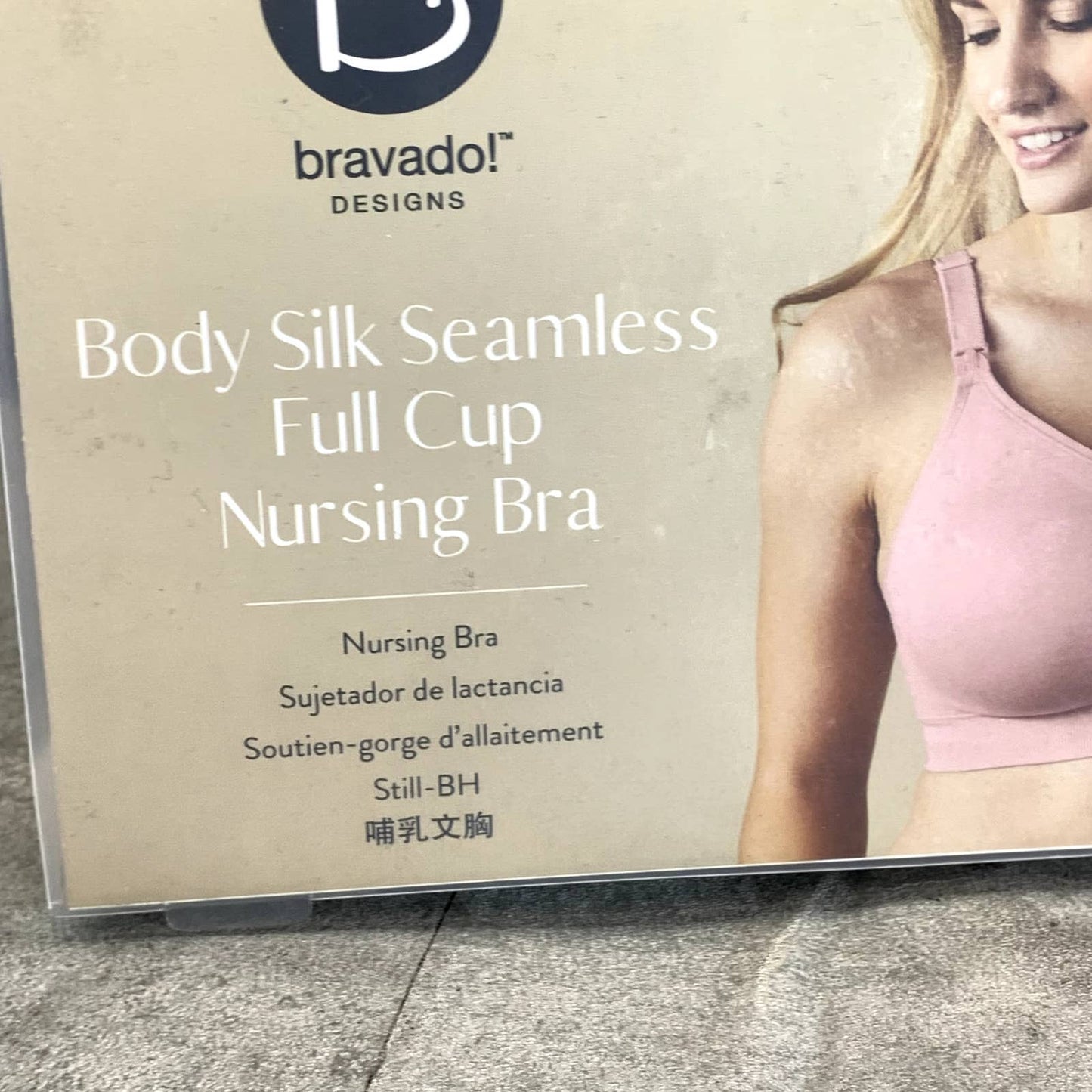 BRAVADO DESIGNS Women's Dusted Peony Body Silk Seamless Full Cup Nursing Bra SZM