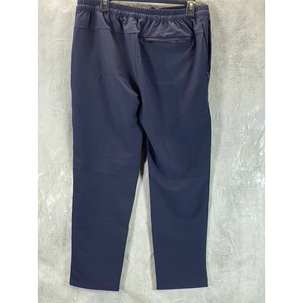 BANANA REPUBLIC Men's Navy Slim-Tapered Fit Drawstring Waist Pants SZ 34X30