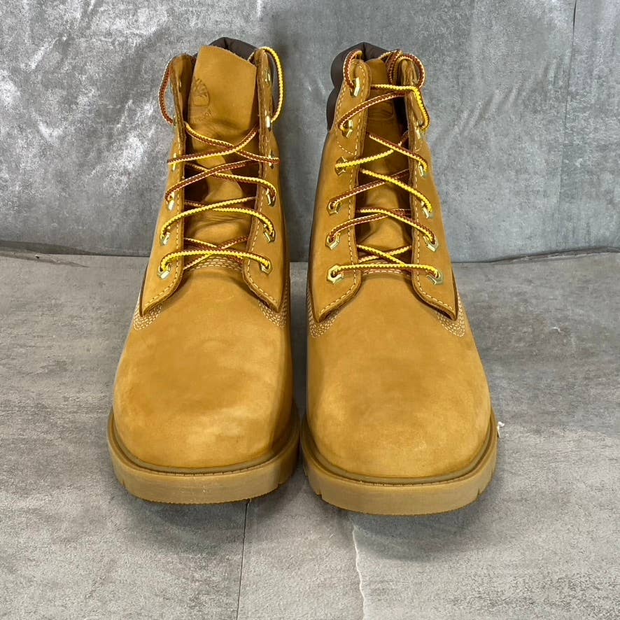 TIMBERLAND Women's Wheat Nubuck Linden Woods 6" Waterproof Lace-Up Boots SZ 9.5