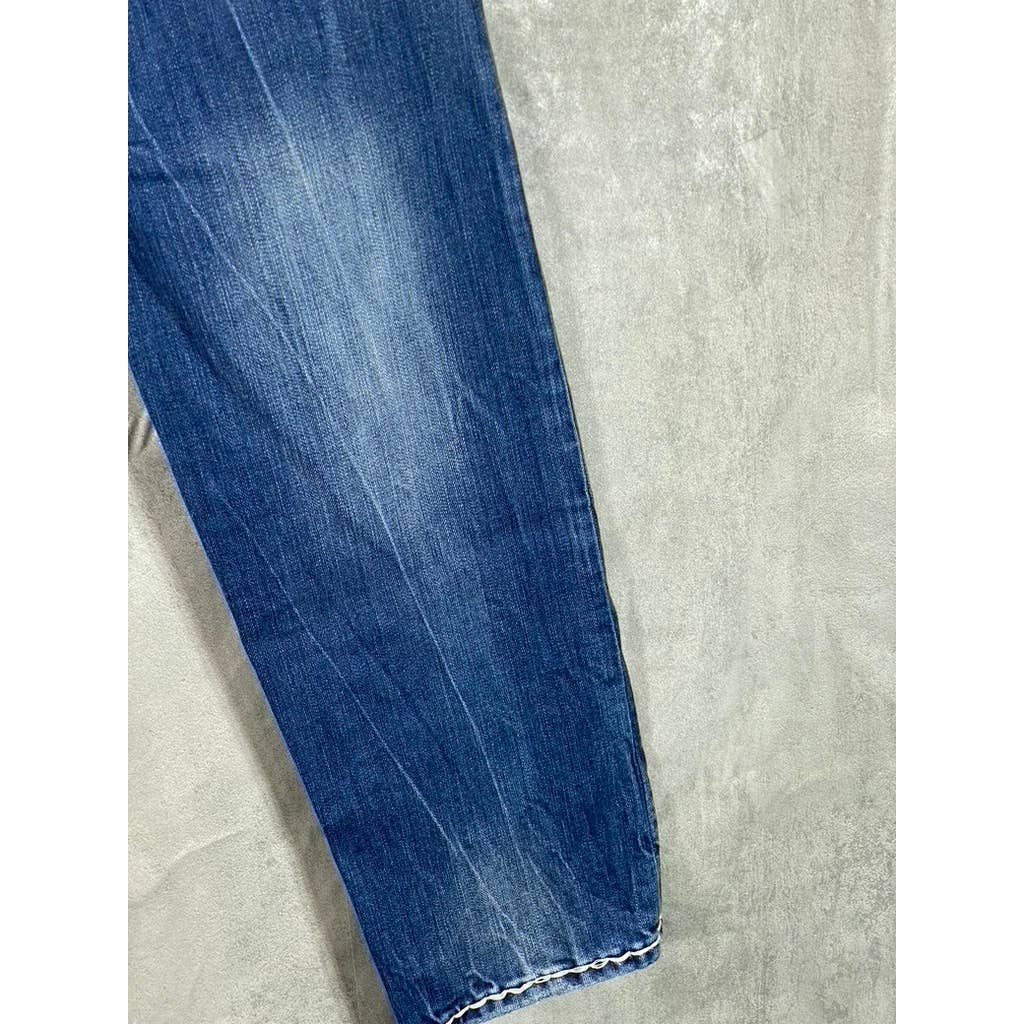 TRUE RELIGION Men's Blue Rocco Relaxed Skinny Jeans SZ 32