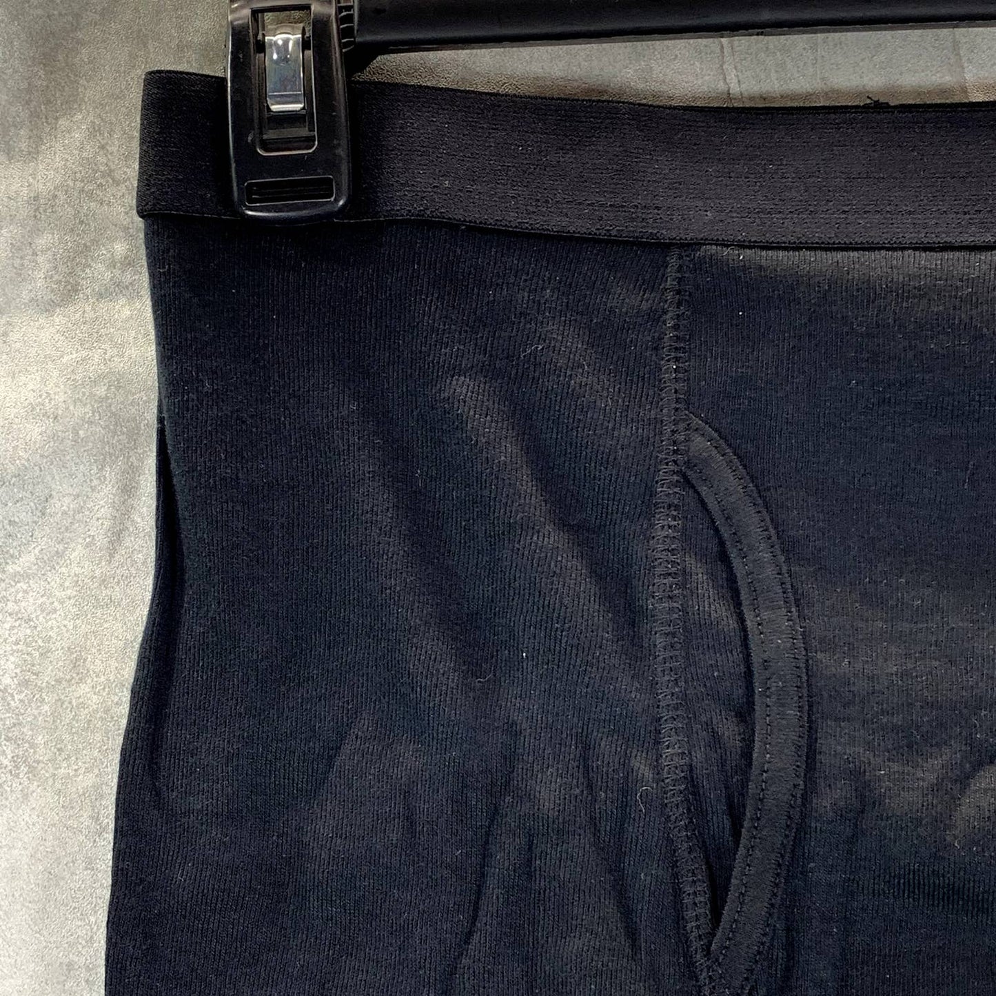 CLUB ROOM Men's Solid Black 8-Pack Tagless No-Rise Up Boxer Briefs SZ M
