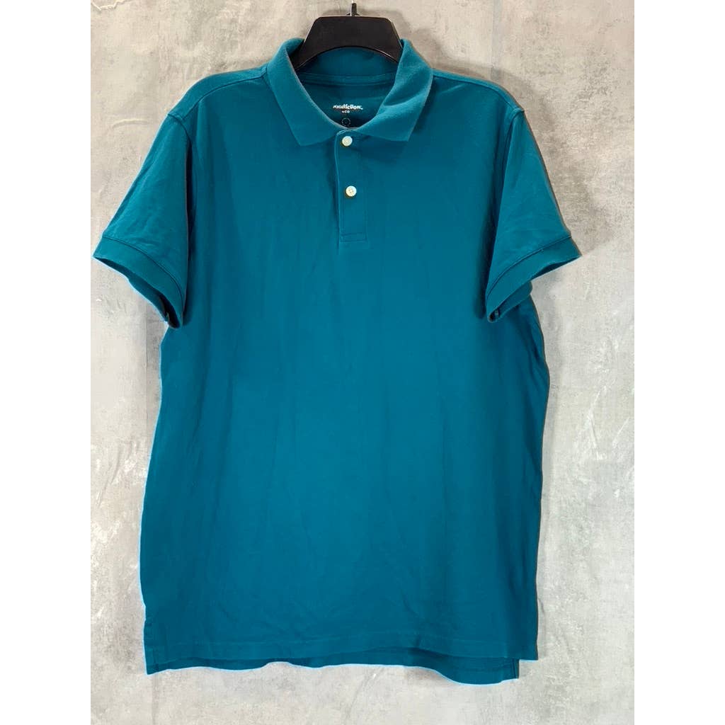 GOODFELLOW & CO Men's Costal Wave Loring Standard-Fit Polo Shirt SZ L