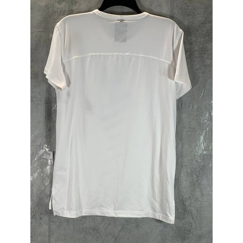 AMERICAN EAGLE OUTFITTERS Men's White AE Active Flex Crewneck T-Shirt SZ S