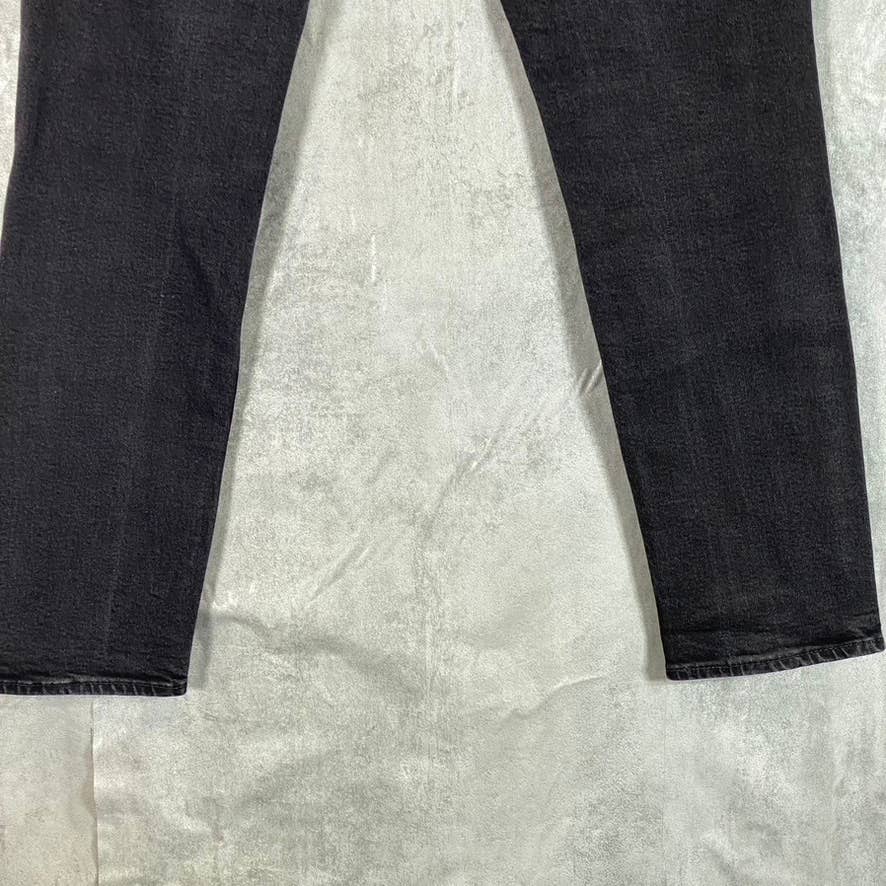 LEVI STRAUSS & CO Men's Black 502 Tapered-Fit Jeans SZ 29X30