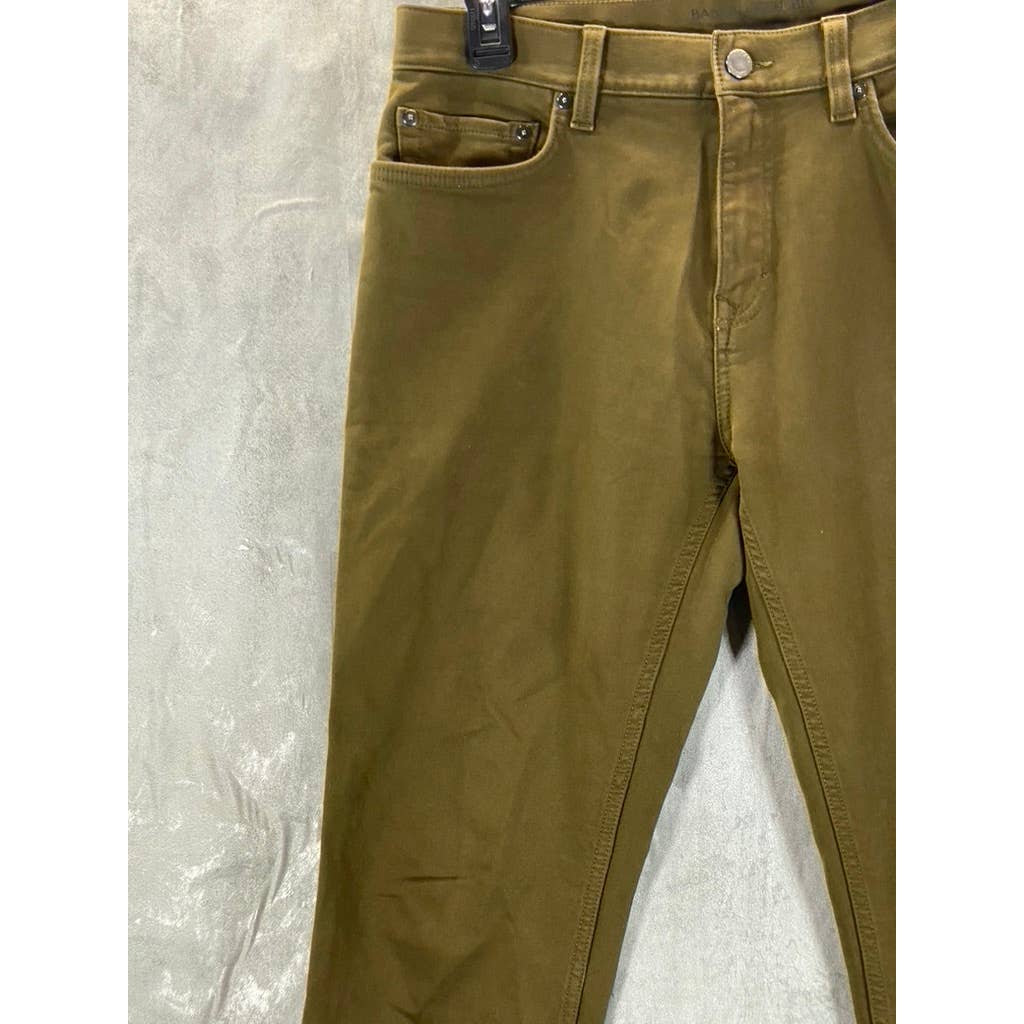 BANANA REPUBLIC Men's Whiskey Brown Slim Traveler 2.0 Pants SZ 32X32