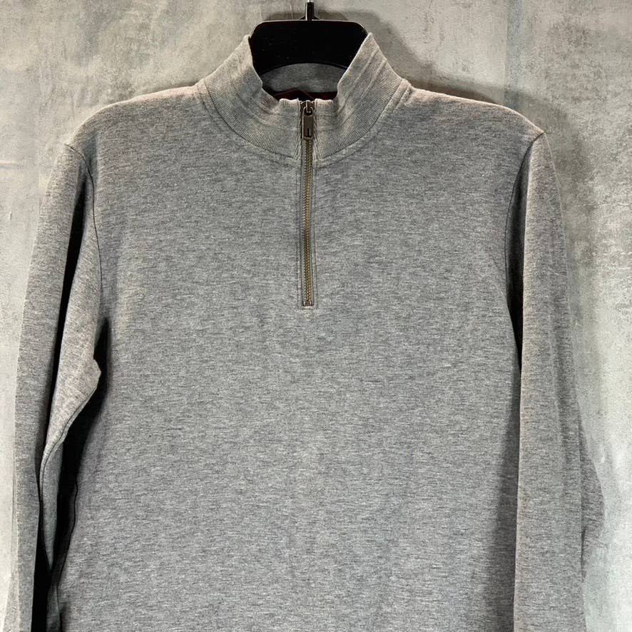 TED BAKER London Men's Grey Half-Zip Pullover Sweater SZ 2(S)