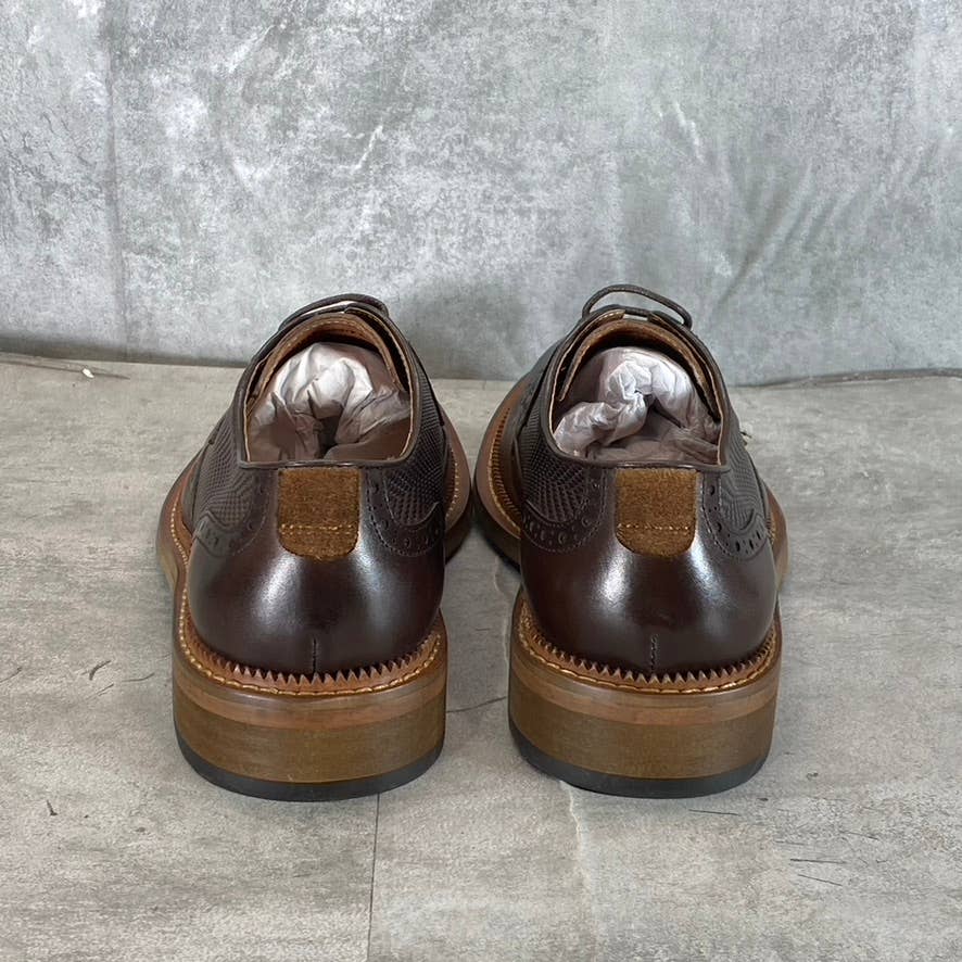 VINTAGE FOUNDRY CO. Men's Brown Clark Wingtip Lace-Up Oxford Shoes SZ 9