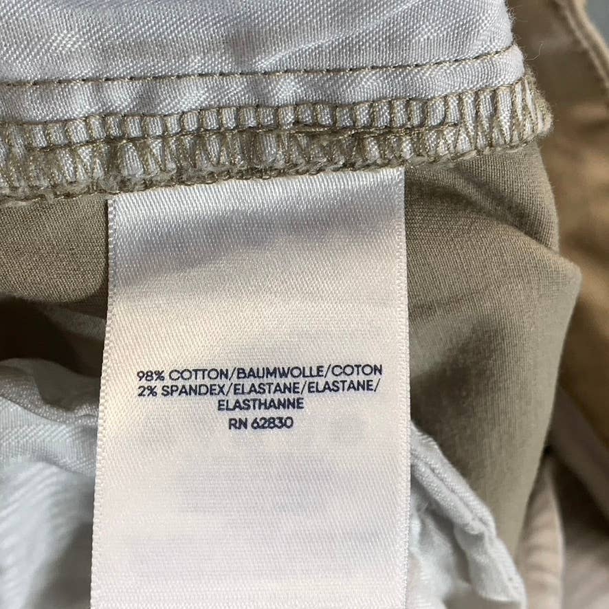 LANDS' END Men's Tan Traditional-Fit Straight-Leg Chino Pants SZ 31