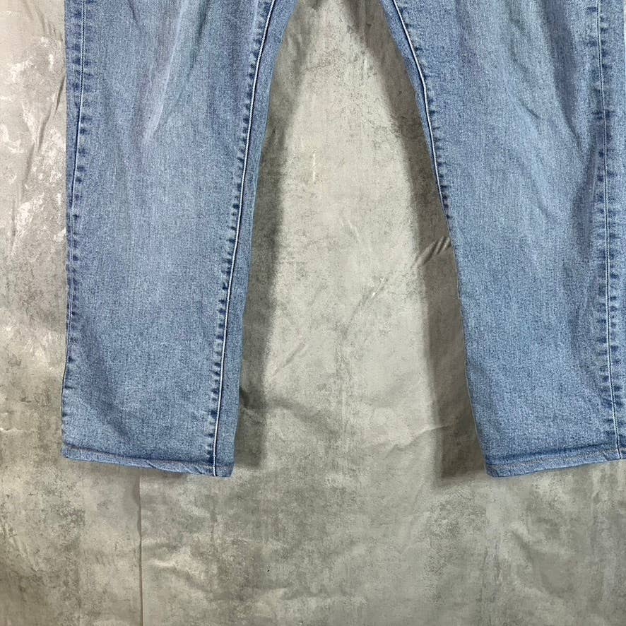 LANDS' END Men's Stone Wash Square Rigger Straight-Fit Jeans SZ 38
