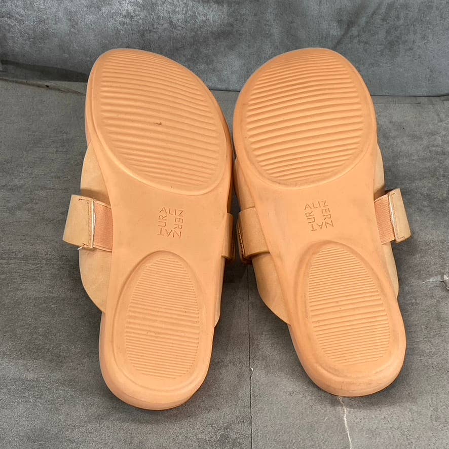 NATURALIZER Women's Peach GenN-Twirl Slip-On Thong Sandals SZ 6.5