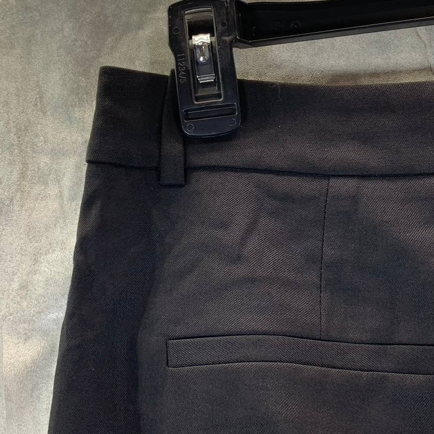 AYR Women's Black Solid Pleated Dress Pants SZ 6