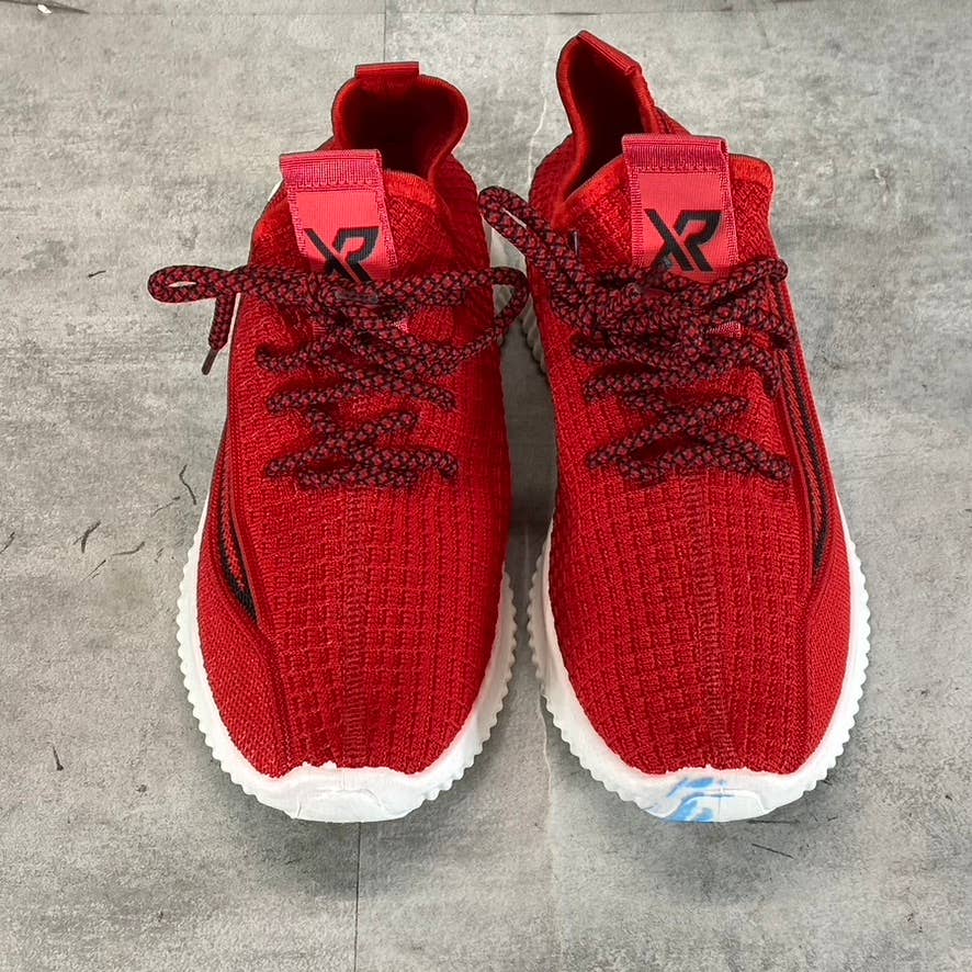 XRAY FOOTWEAR Men's Red Knit Breathable Niko Lace-Up Sneakers SZ 7.5