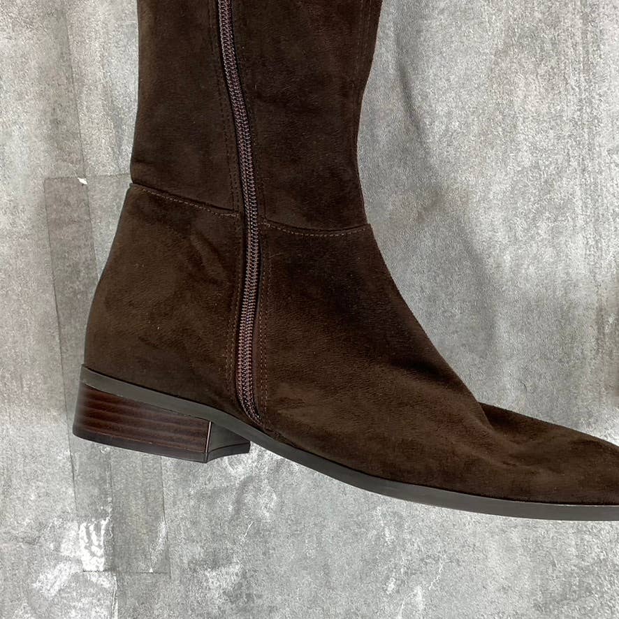 MICHAEL MICHAEL KORS Women's Brown Bromley Stretch Over-The-Knee Boots SZ 8