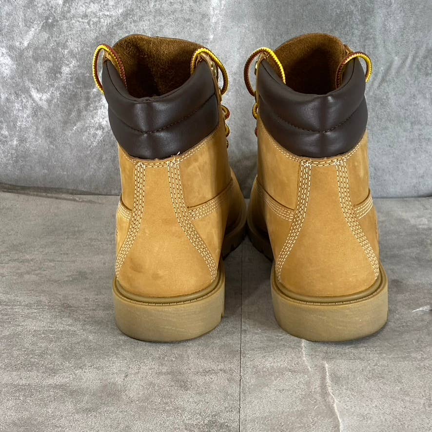 TIMBERLAND Women's Wide Wheat Nubuck Linden Woods 6" Waterproof Boots SZ 5.5W