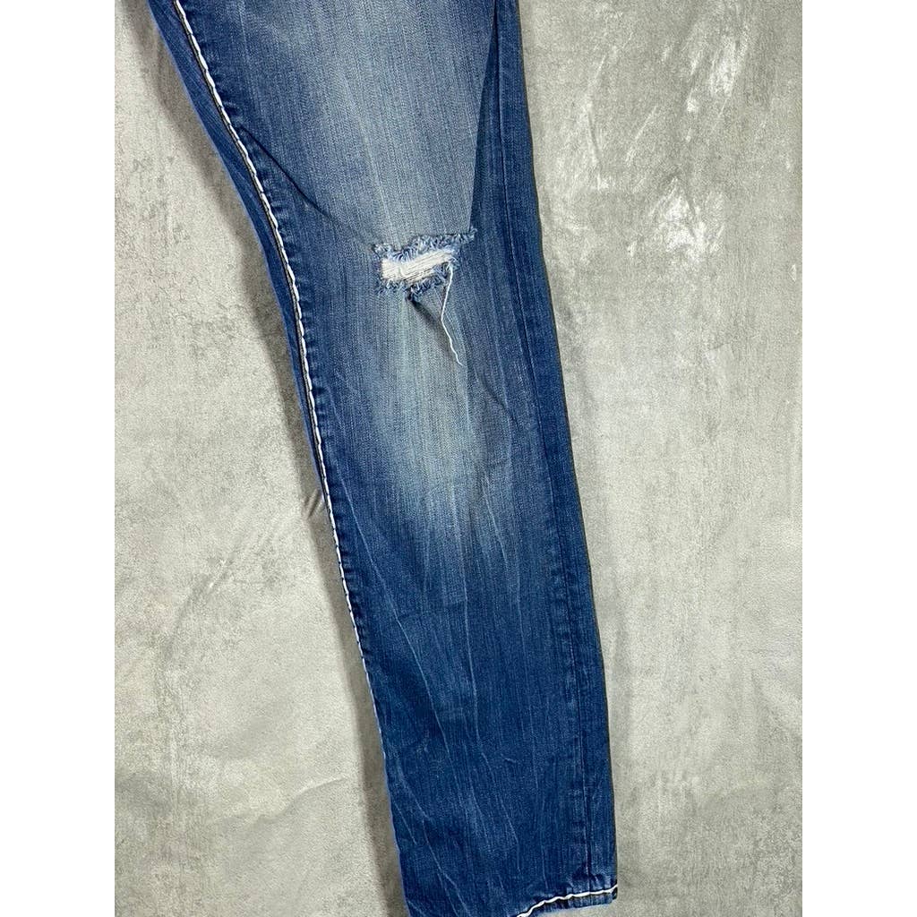 TRUE RELIGION Men's Blue Rocco Relaxed Skinny Jeans SZ 32