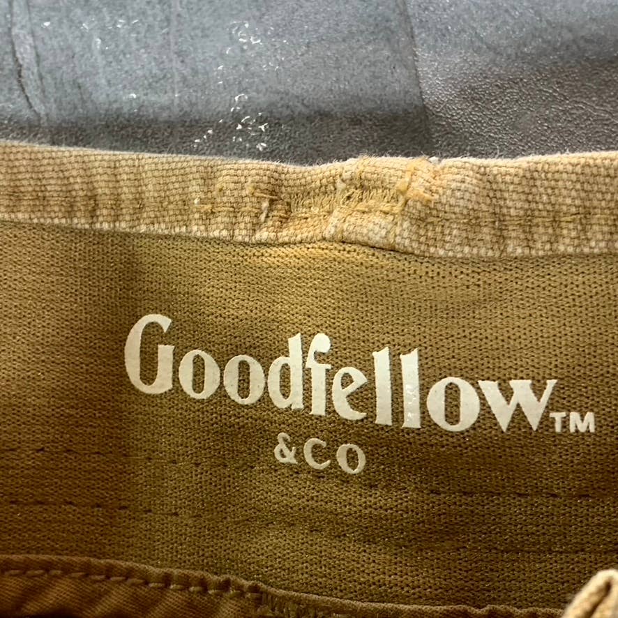 GOODFELLOW & CO Men's Brown Regular-Fit Flex Waist Cargo Shorts SZ 42