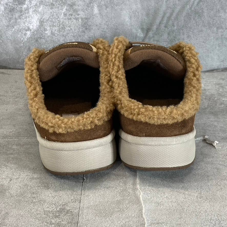 EASY SPIRIT Women's Medium Brown Romyclog Walking Slip-On Mules SZ 8.5