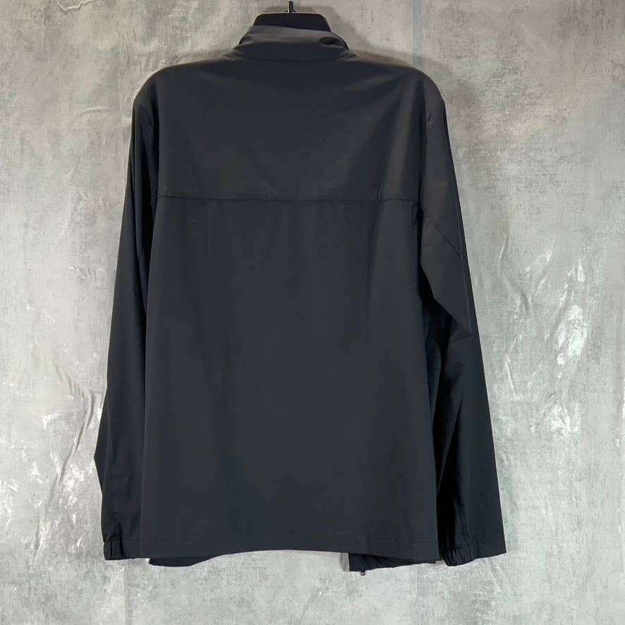 TRAVIS MATHEW Men's Black Crystal Cove 2.0 Full-Zip Jacket SZ M