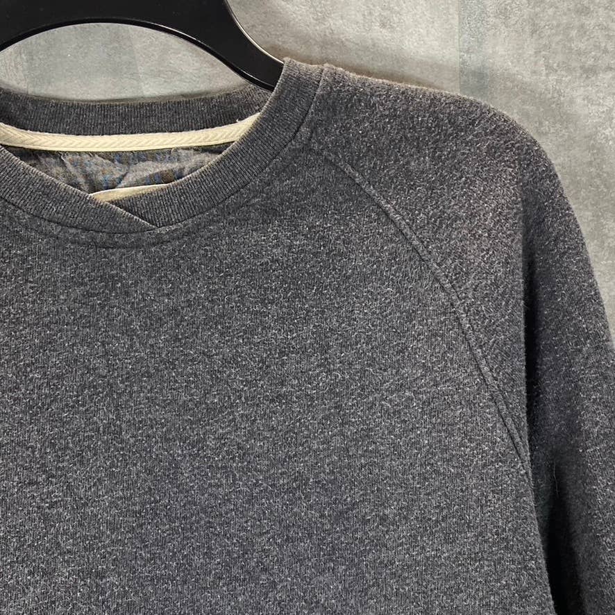 LIFE/AFTER/DENIM Men's Gray Crewneck Pullover Fleece Sweatshirt SZ M