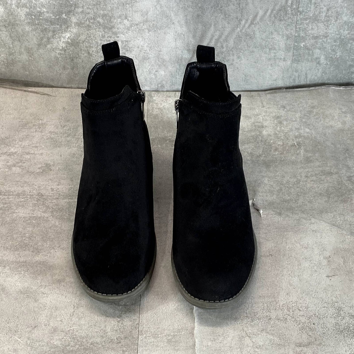 PROPET Women's Wide Black Tandy Round-Toe Block-Heel Ankle Boots SZ 7W