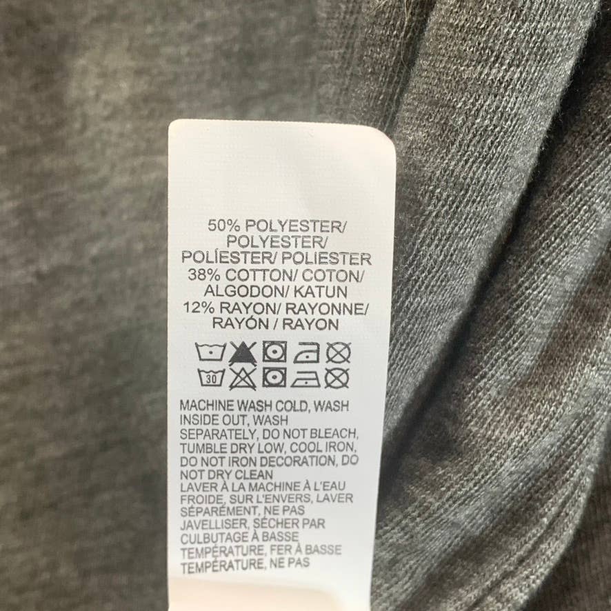 LUCKY BRAND Men's Gray Rock-N-Pocker Graphic Crewneck Short-Sleeve Shirt SZ XL