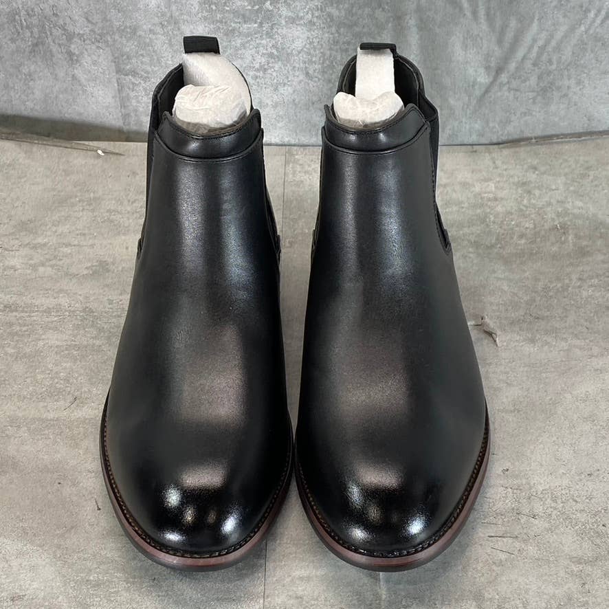VANCE CO. Men's Wide Width Black Landon Pull-On Dress Boots SZ 11W
