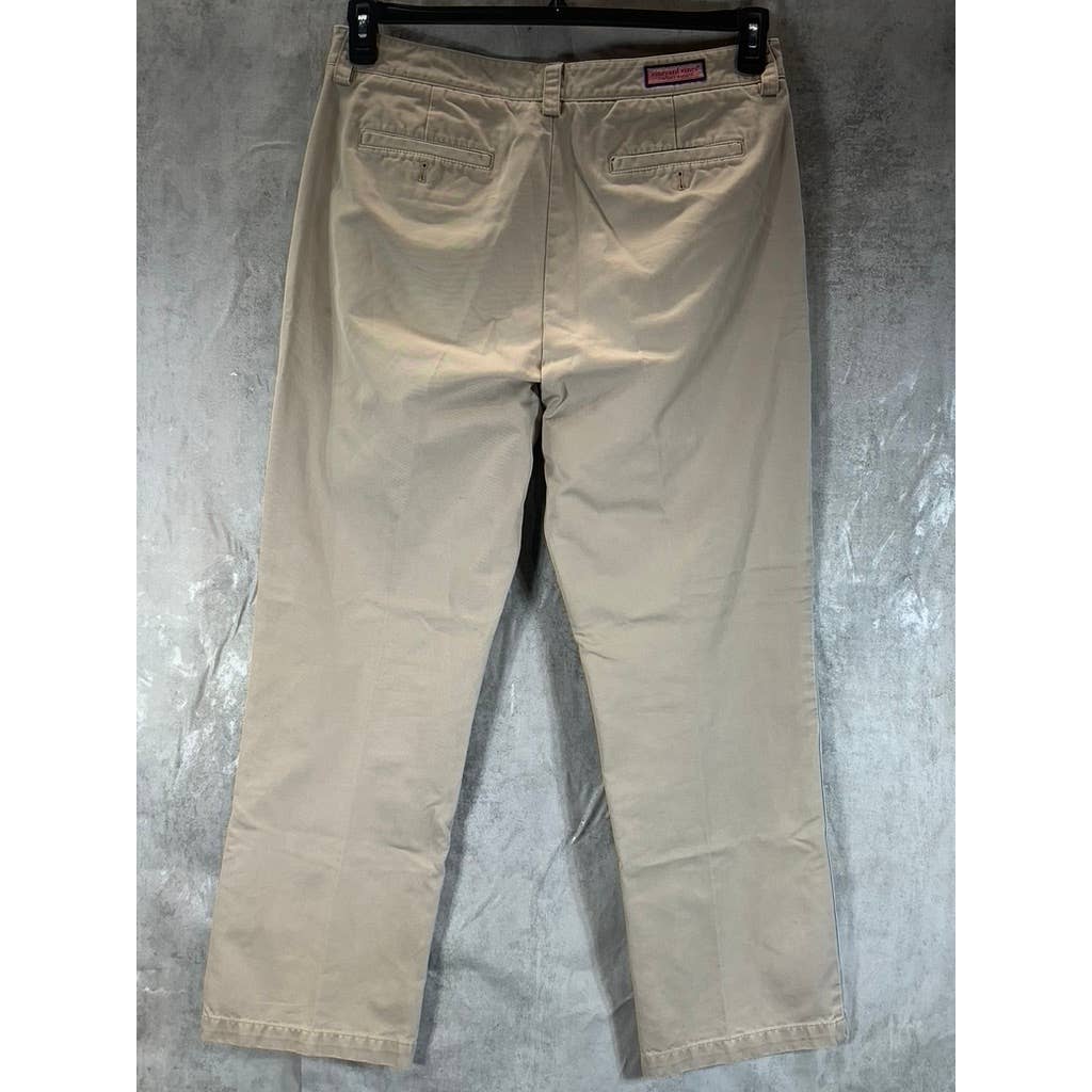 VINEYARD VINES Men's Tan Slim-Fit Collegiate Pants SZ 35X30