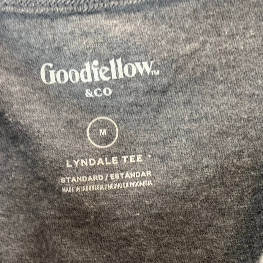 GOODFELLOW & CO Men's Heather Grey Crewneck Short-Sleeve Lyndale T-Shirt SZ M