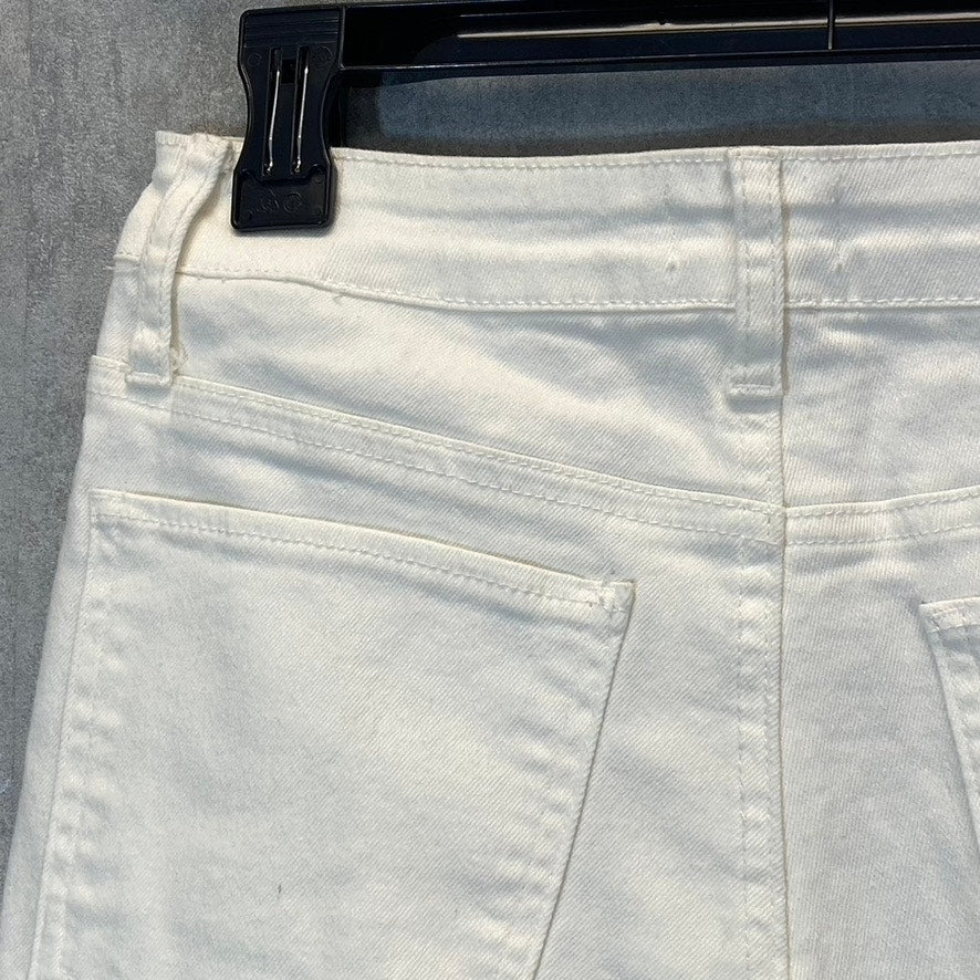 ABOUND Women's White High-Rise Skinny Denim Jeans SZ 28