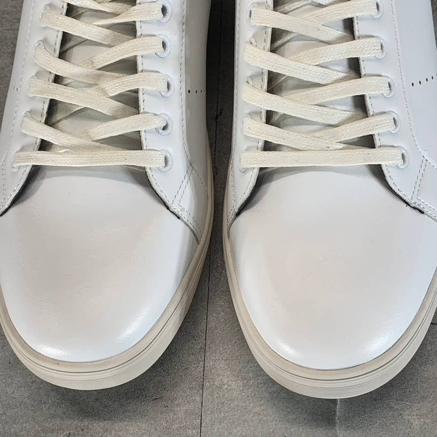 ASTON MARC Men's White Stallion Comfort Court Lace-Up Sneakers SZ 9