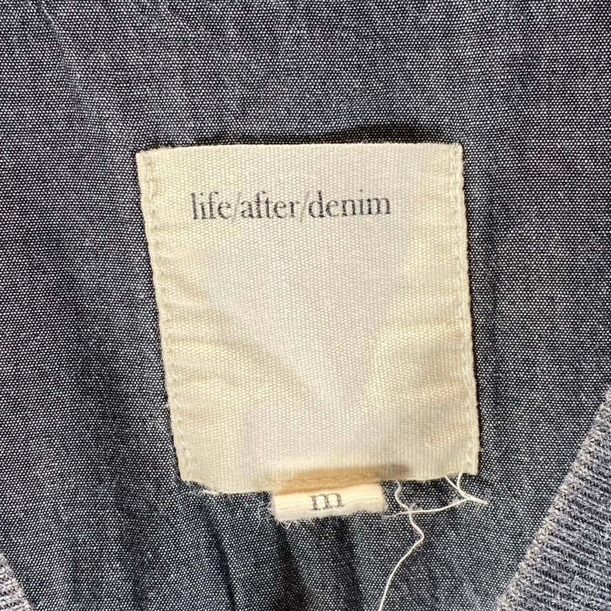 LIFE/AFTER/DENIM Men's Gray Crewneck Pullover Fleece Sweatshirt SZ M