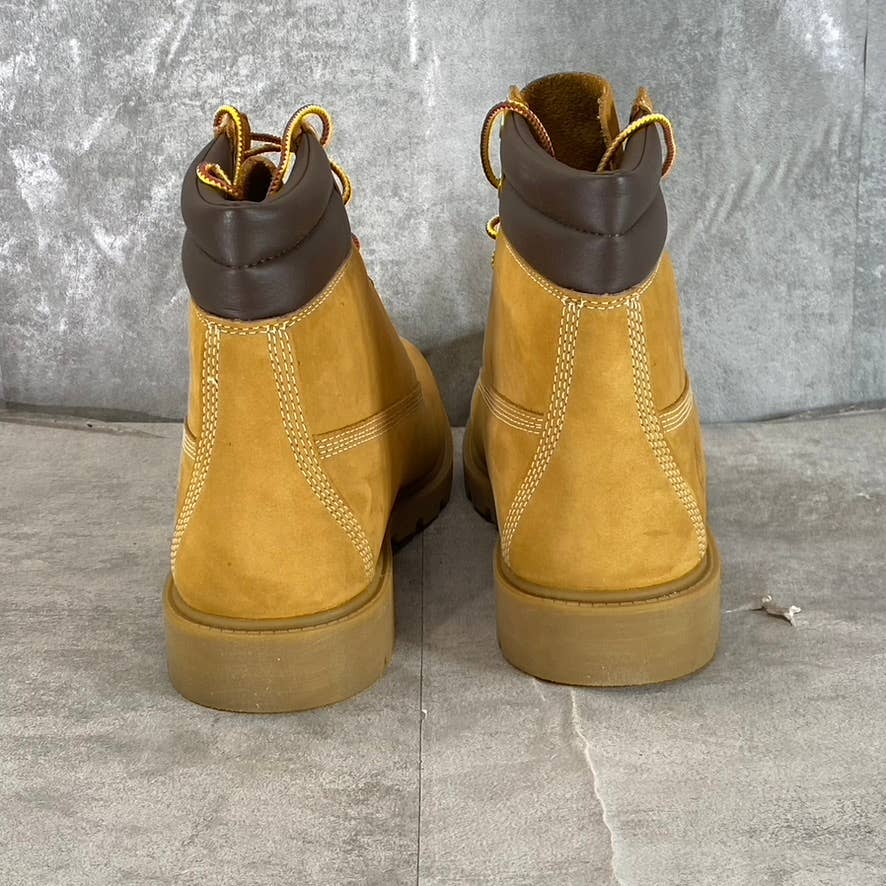 TIMBERLAND Women's Wheat Nubuck Linden Woods 6" Waterproof Lace-Up Boots SZ 9.5