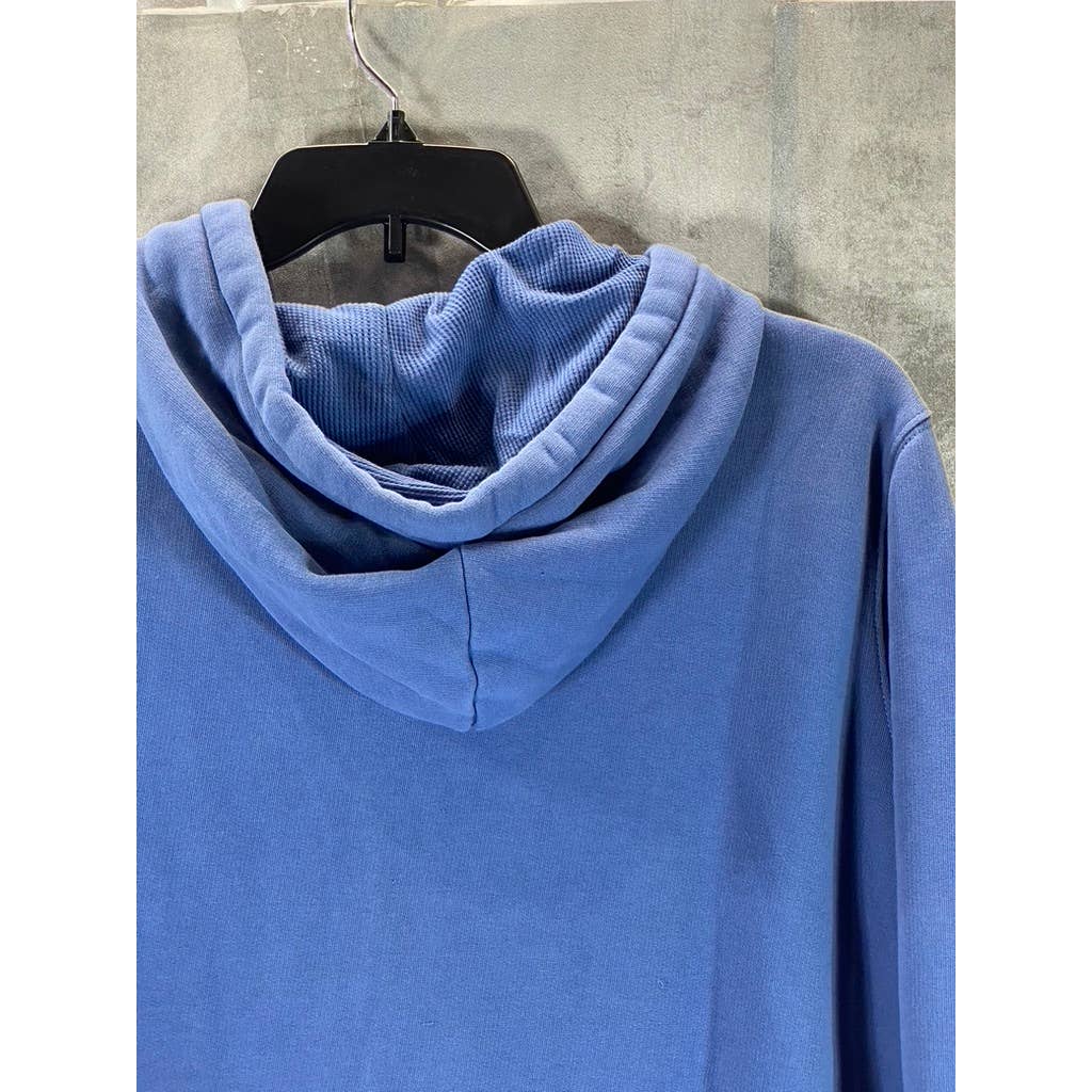 POLO RALPH LAUREN Men's Blue Fleece Full-Zip Hoodie SZ XL