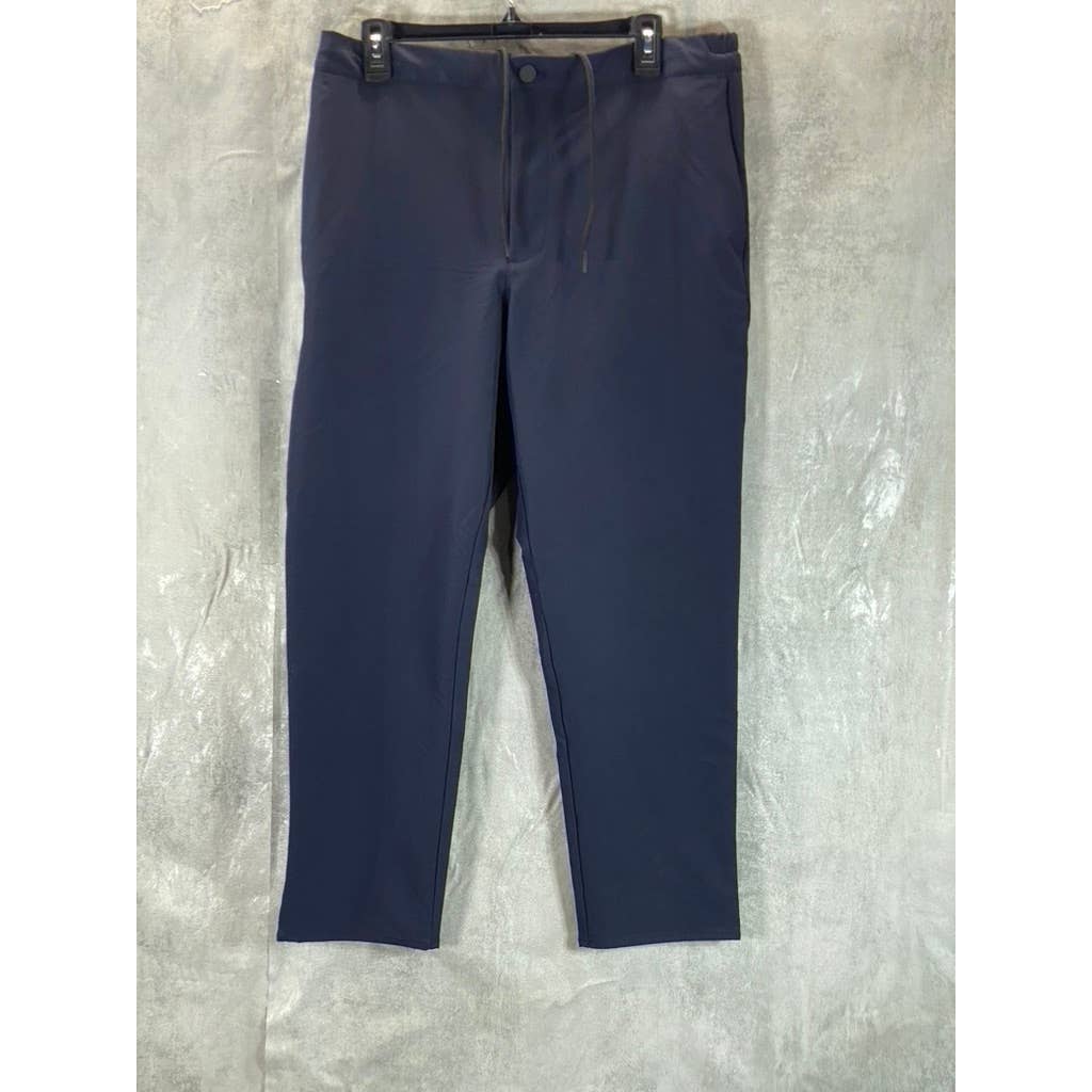 BANANA REPUBLIC Men's Navy Slim-Tapered Fit Drawstring Waist Pants SZ 34X30