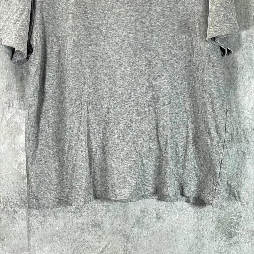 GUSTIN Men's Grey Heather Crewneck Short-Sleeve T-Shirt SZ 2XL