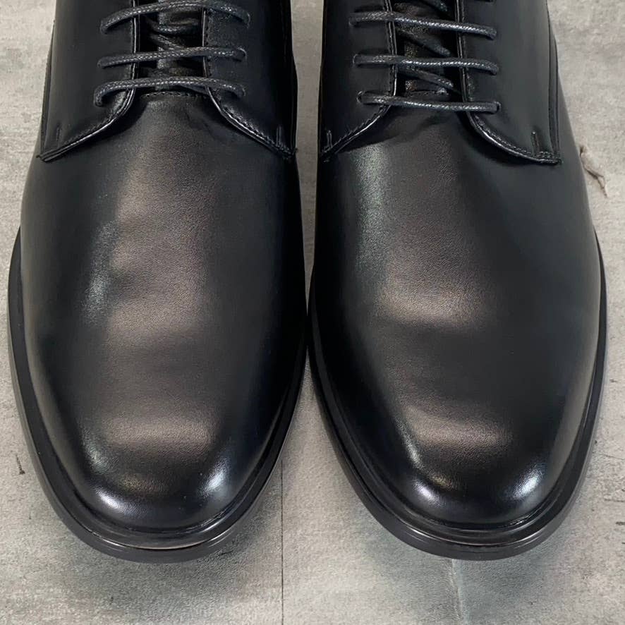 VANCE CO. Men's Wide Width Black Kimball Plain-Toe Lace-Up Dress Shoes SZ 14W