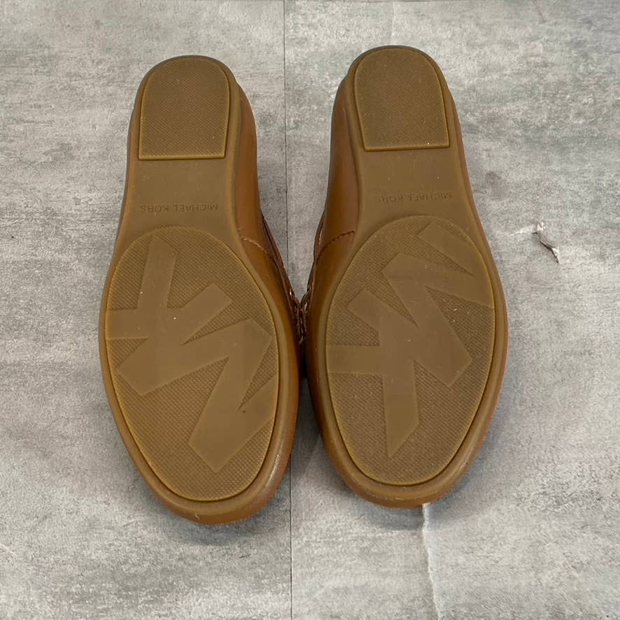 MICHAEL MICHAEL KORS Women's Luggage Brown Leather Sutton Moccasin Loafers SZ6.5